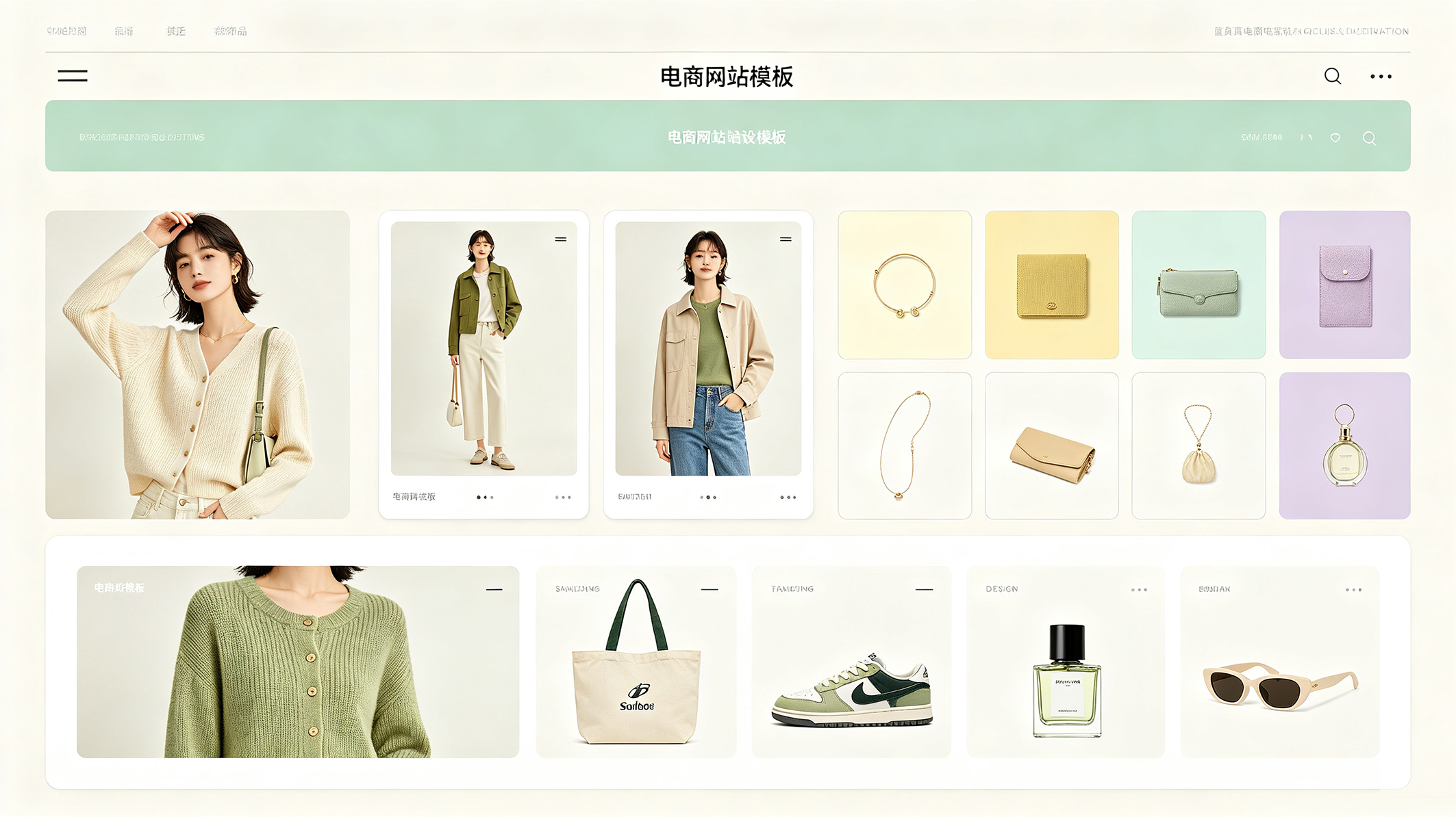 电商网站模板展示